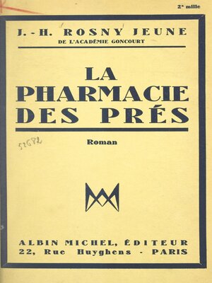 cover image of La pharmacie des prés